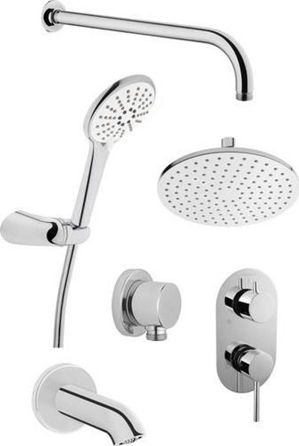A49273-Artema Minimax S Ankanstre Banyo Seti - Krom - Image 1