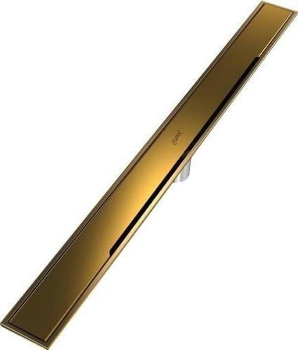 47H00210000PA014-Hüppe Galata A Duş Kanalı - Yandan Çıkışlı 60 cm - Parlak Altın - Image 1