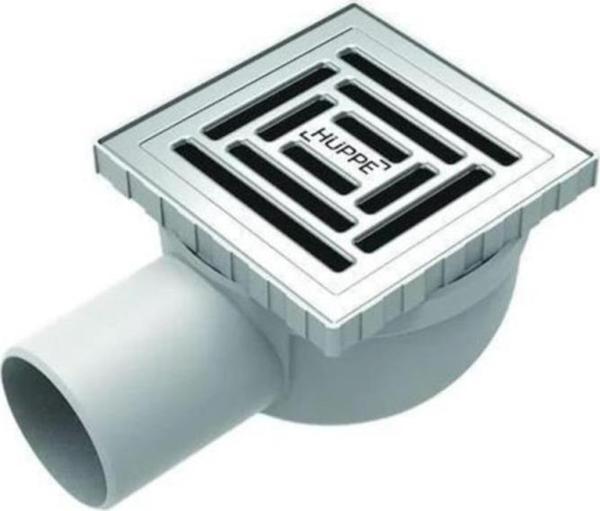 47H0026000000001-Hüppe Masterx Yalıtımsız Nokta Su Gideri - 10X10 Yandan - Mat - Image 1