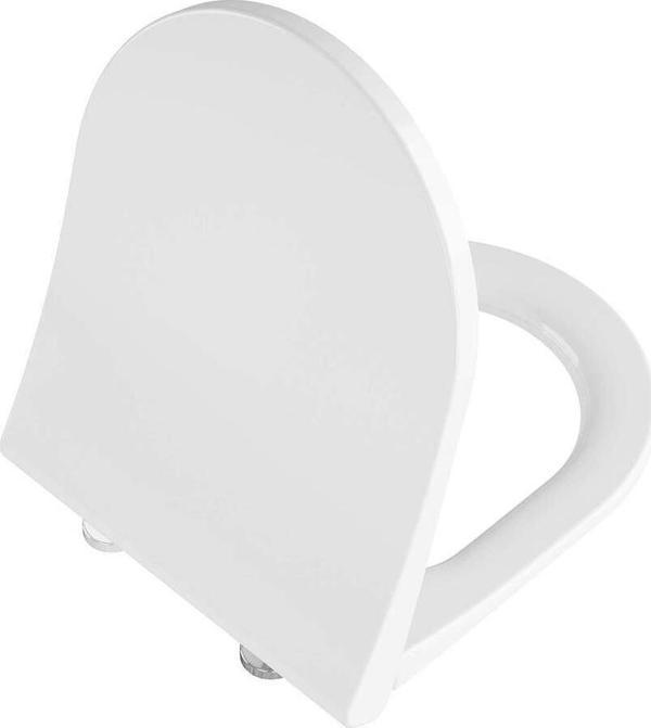131-003-009-Vitra İntegra Round Klozet Kapağı Duroplast Slim - Üstten Sıkmalı Yavaş Kapanır - Beyaz - Image 1