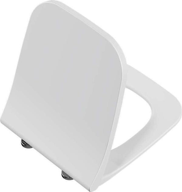 191-003-009-Vitra İntegra Square Klozet Kapağı Duroplast Slim - Üstten Sıkmalı Yavaş Kapanır - Beyaz - Image 1