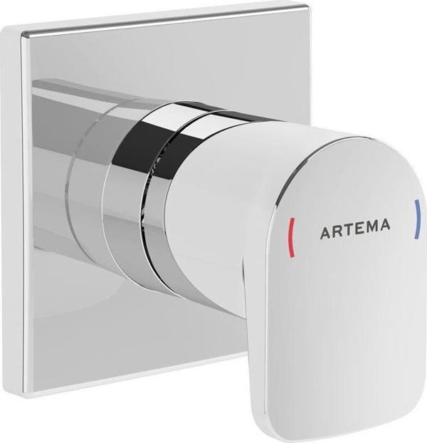 A42729-Artema Root Square Ankastre Stop Valf - Krom - Image 1
