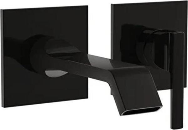 A4278239-Vitra - Suit Ankastre Lavabo Bataryası Sıva Üstü - Mat Siyah - Image 1