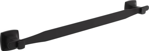 A4411936-Vitra Base 400 Krom Uzun Havluluk - Siyah - Image 1