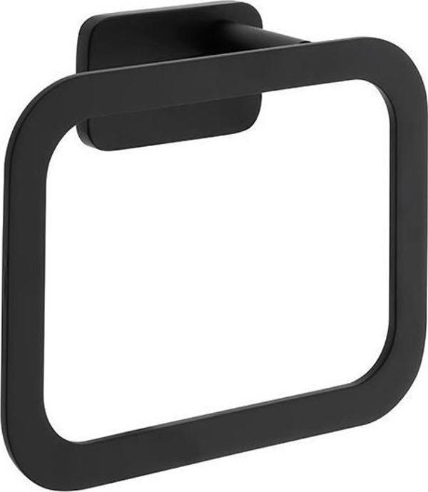 A4413236-Vitra Base 600 Krom Halka Havluluk - Mat Siyah - Image 1