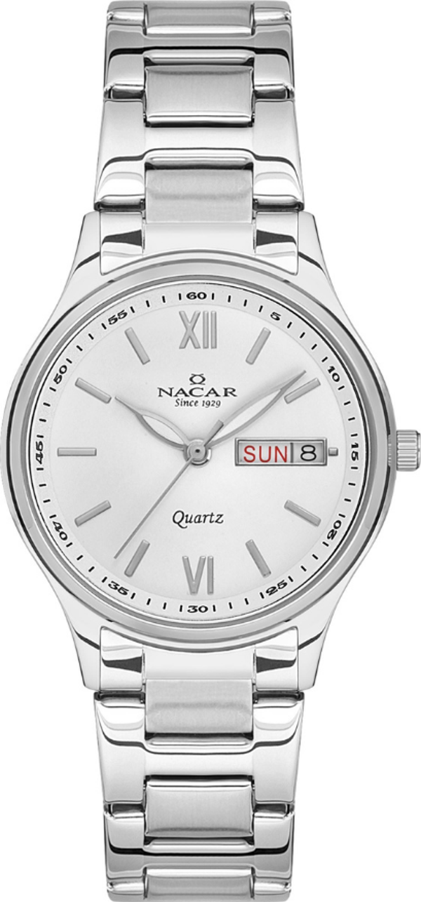 Nacar NC31-39B155-ASM Çelik Metal Band Kadın Kol Saati - Image 1