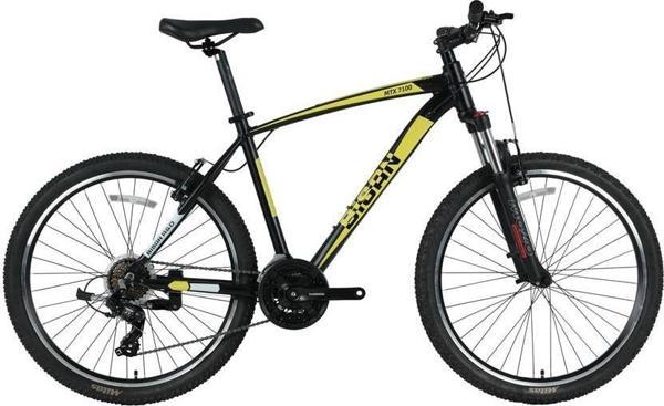 BİSAN MTX 7100 ERKEK DAĞ BİSİKLETİ 48CM V 27.5 JANT 21 VİTES MAT SİYAH SARI - Image 1