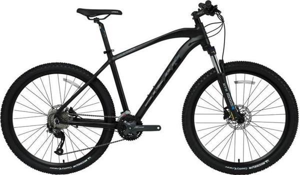 BİSAN MTX 7400 ERKEK DAĞ BİSİKLETİ 43CM HD 27.5 JANT 27 VİTES MAT SİYAH PARLAK SİYAH - Image 1