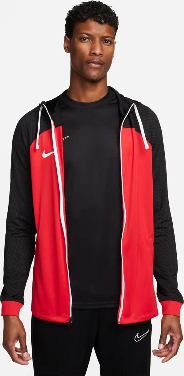 Nike M Dri-FIT Strike23 Hooded Track Jacket Knit DR2571-657 Kırmızı Erkek Eşofman Üstü - Image 1