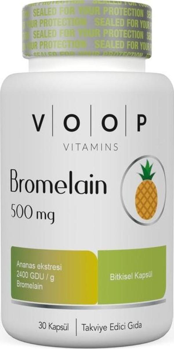 Voop Bromelain 500 Mg Ananas 30 Bitkisel Kapsül - Image 1
