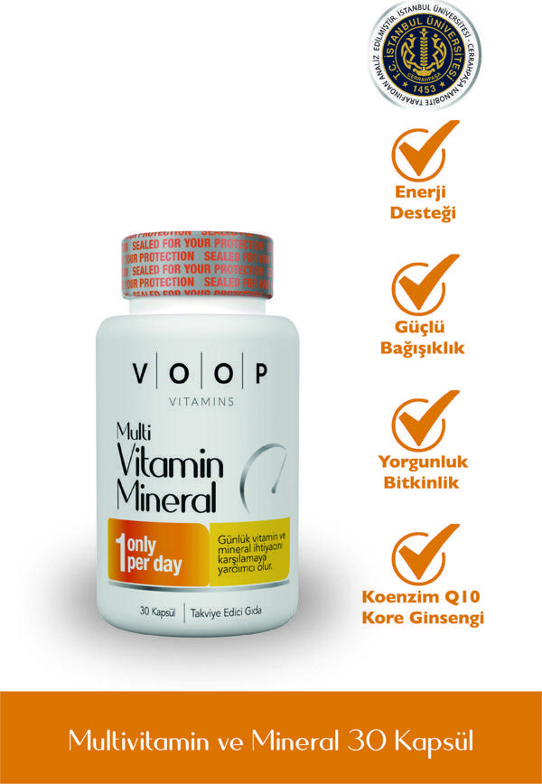 Voop Multivitamin Multimineral 30 Kapsül - Image 1