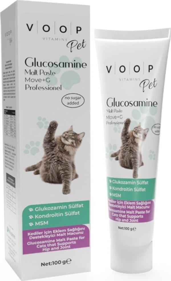 Voop Pet Glucosamine Paste (Kediler için Eklem ve Kas Desteği) 100 gr - Image 1