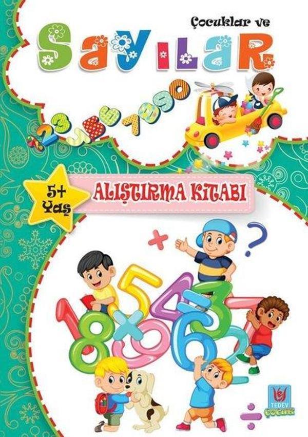 Çocuklar ve Sayılar 5+Yaş Alıştırma Kitabı - Türk Edebiyatı Vakfı Yayınları - Image 1