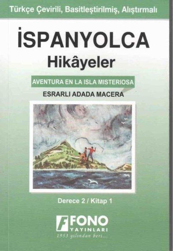 Esrarlı Adada Macera Derece 2 Kitap 1-İspanyolca Hikayeler - Fono Yayınları - Image 1