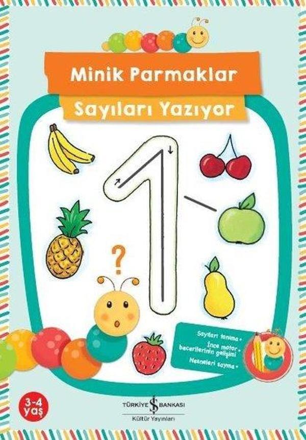 Minik Parmaklar Sayıları Yazıyor 3-4 Yaş - İş Bankası Kültür Yayınları - Image 1