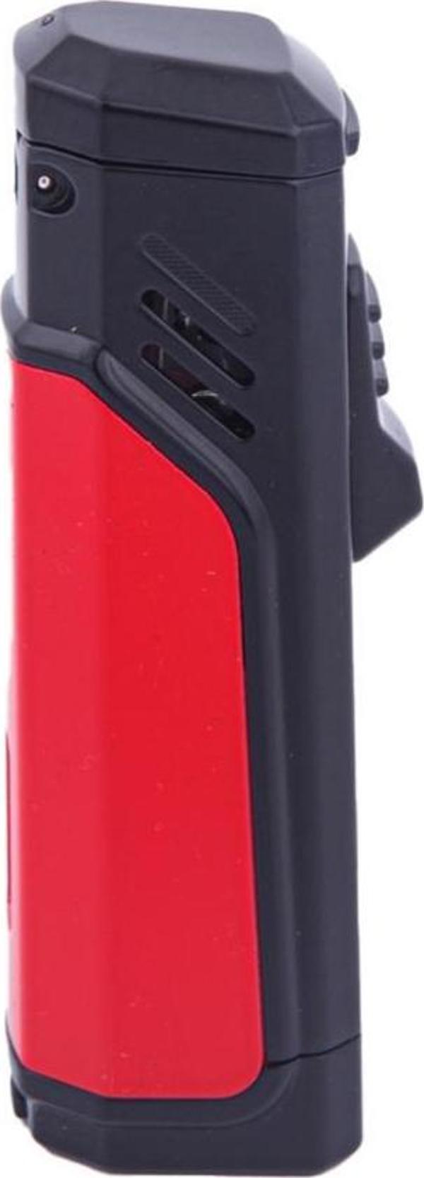 Parmida 3 Torch Pürmüz Kırmızı Puro Çakmağı - Image 1