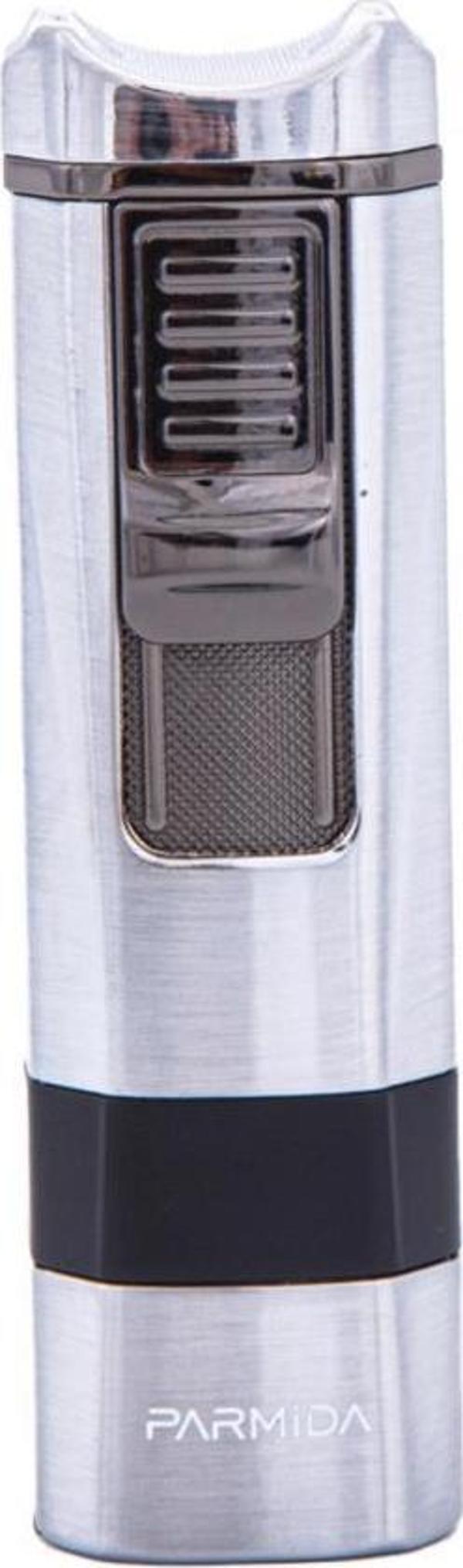 Parmida 4 Torch Pürmüz Gümüş Puro Çakmağı - Image 1