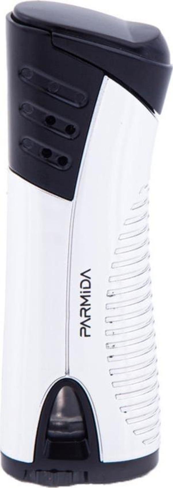 Parmida Tek Torch Pürmüz Gümüş Puro Çakmağı - Image 1