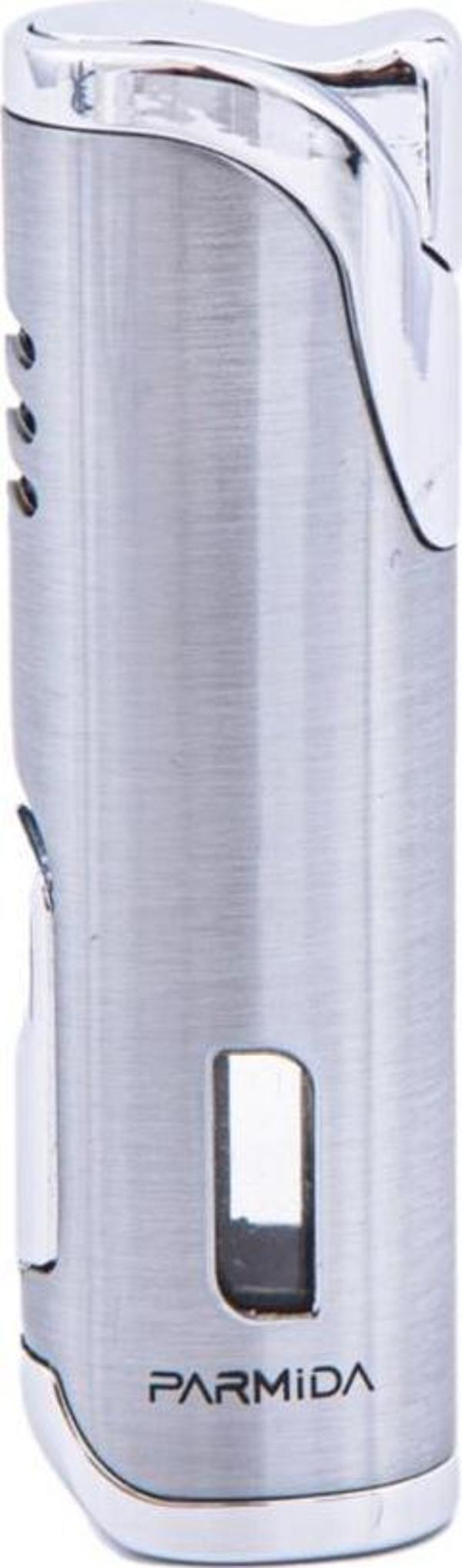 Parmida Tek Torch Pürmüz Gümüş Puro Çakmağı - Image 1