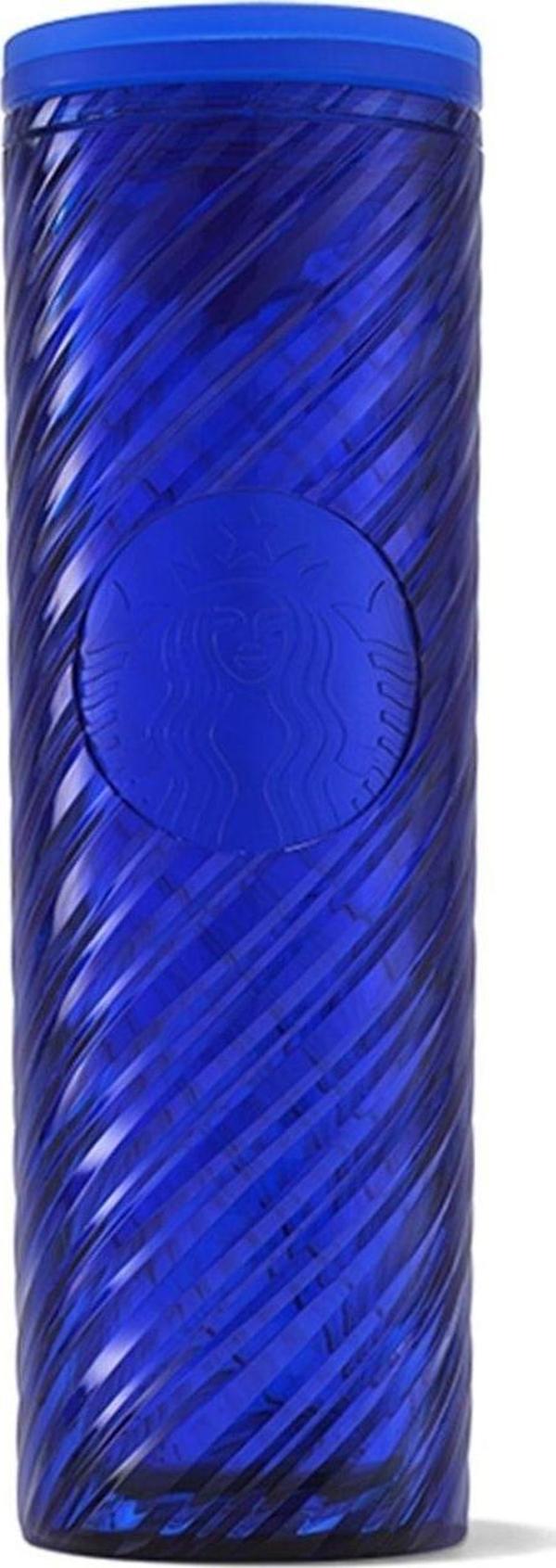 Starbucks Mavi Renkli Kristal Termos 473 Ml - Image 1