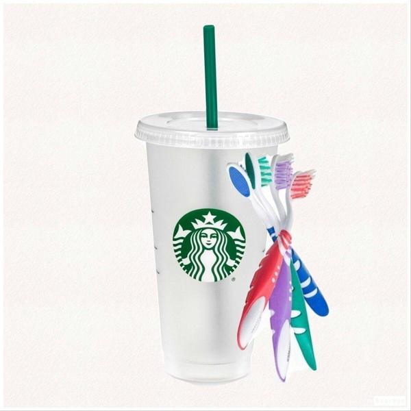Starbucks Pipetli Şeffaf Bardak - Image 1