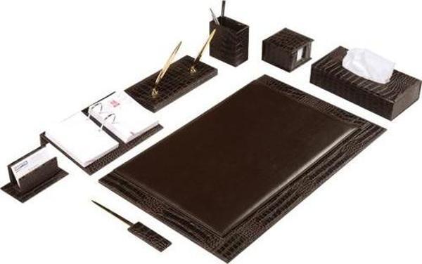 Gıpta 7104 Scrıpt 9 Parça Sümen Takımı - Kahve - Image 1