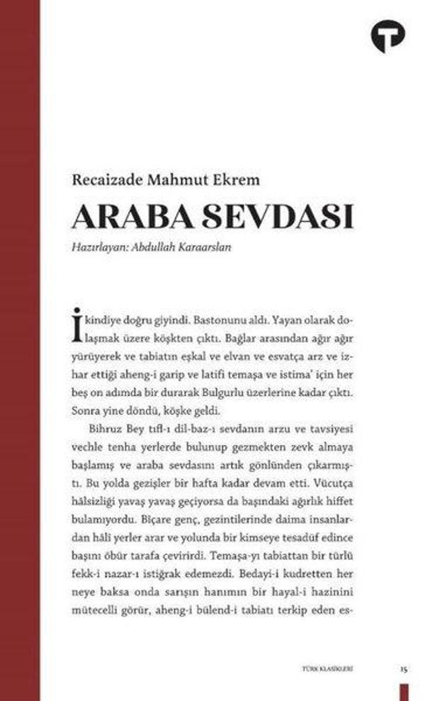 Araba Sevdası - Turkuvaz Kitap - Image 1