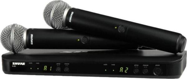 SHURE BLX288E/SM58 El Tipi Telsiz Mikrofon Sistemi - Image 1