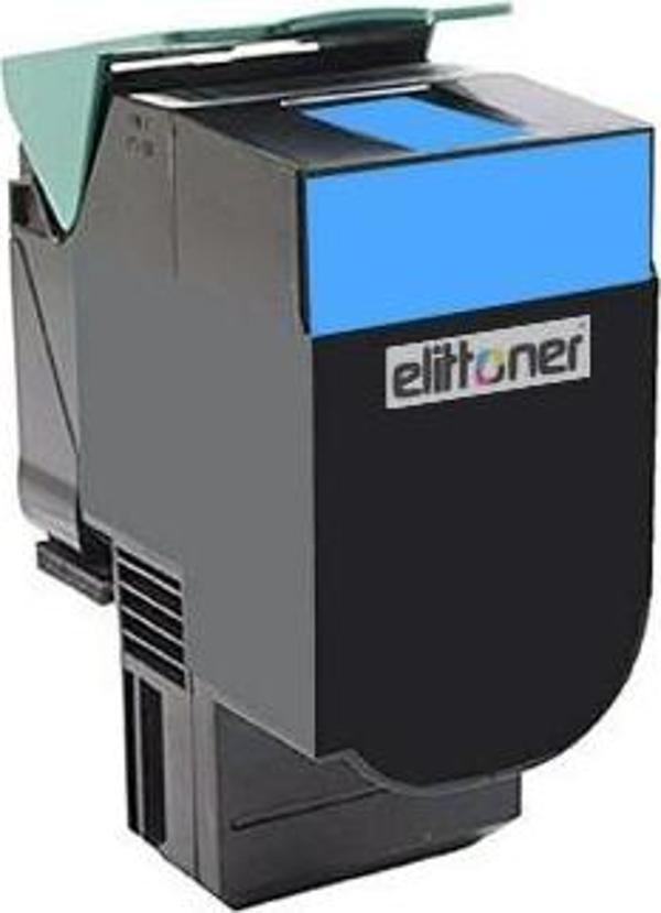 Elittoner 80C8SC0 - Lexmark CX310, CX410, CX510 Cyan (2K) - Image 1