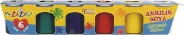 Mydido Akrilik Boya Set 6 Renk x 22 ml - Image 1