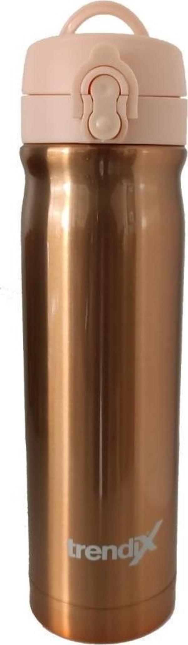 Trendix Çelik İçli Matara 500 ml Pastel Turuncu - Image 1