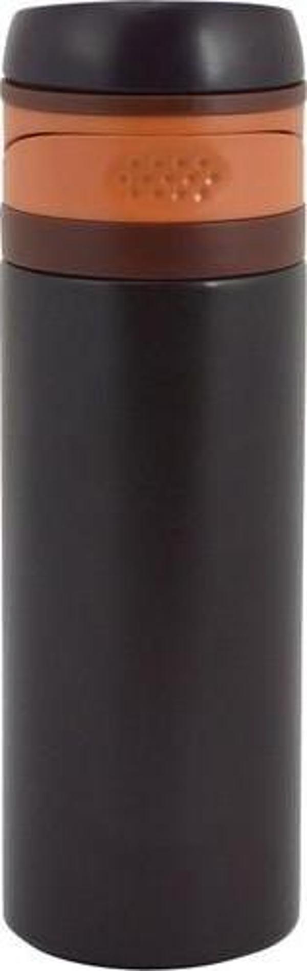 Trendix Dual Secure 400 Ml Çelik Termos Matara - Kahverengi - Image 1