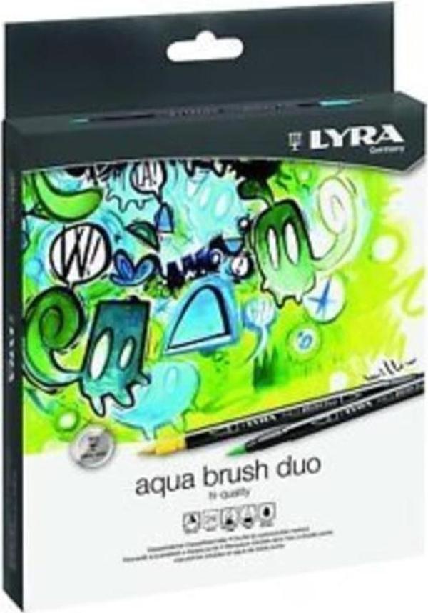 Lyra Aqua Brush Duo Hi-Quality Keçeli Kalem 24'lü 215579 - Image 1