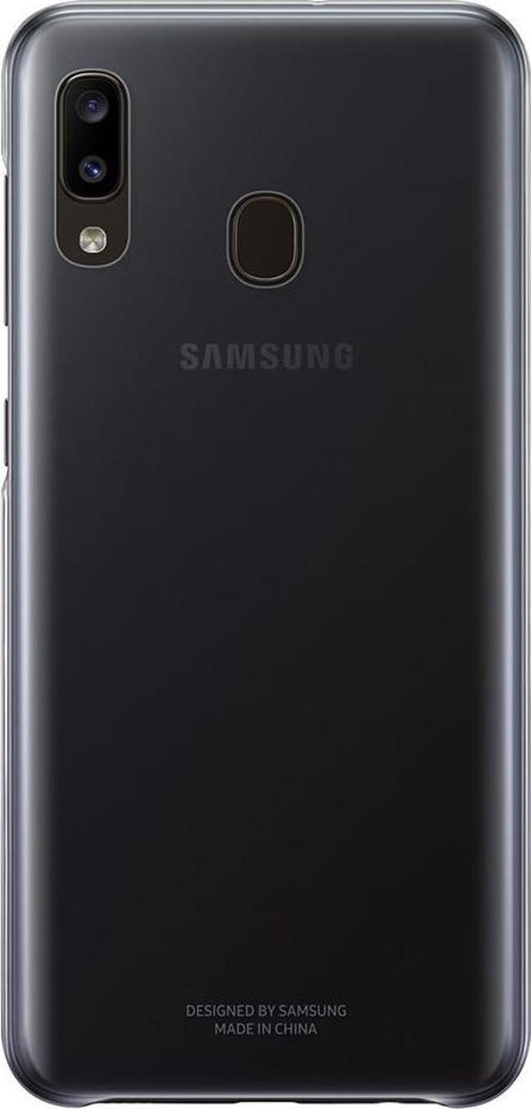 Galaxy A20 ile Uyumlu Siyah Koruyucu Kılıf EF-AA205CBEGWW - Image 1
