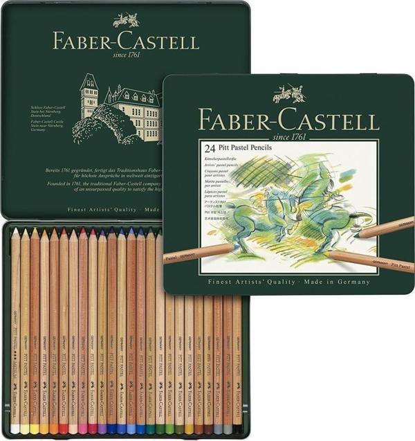 Faber-Castell Pitt Pastel Boya Kalemi 24 Renk - Image 1