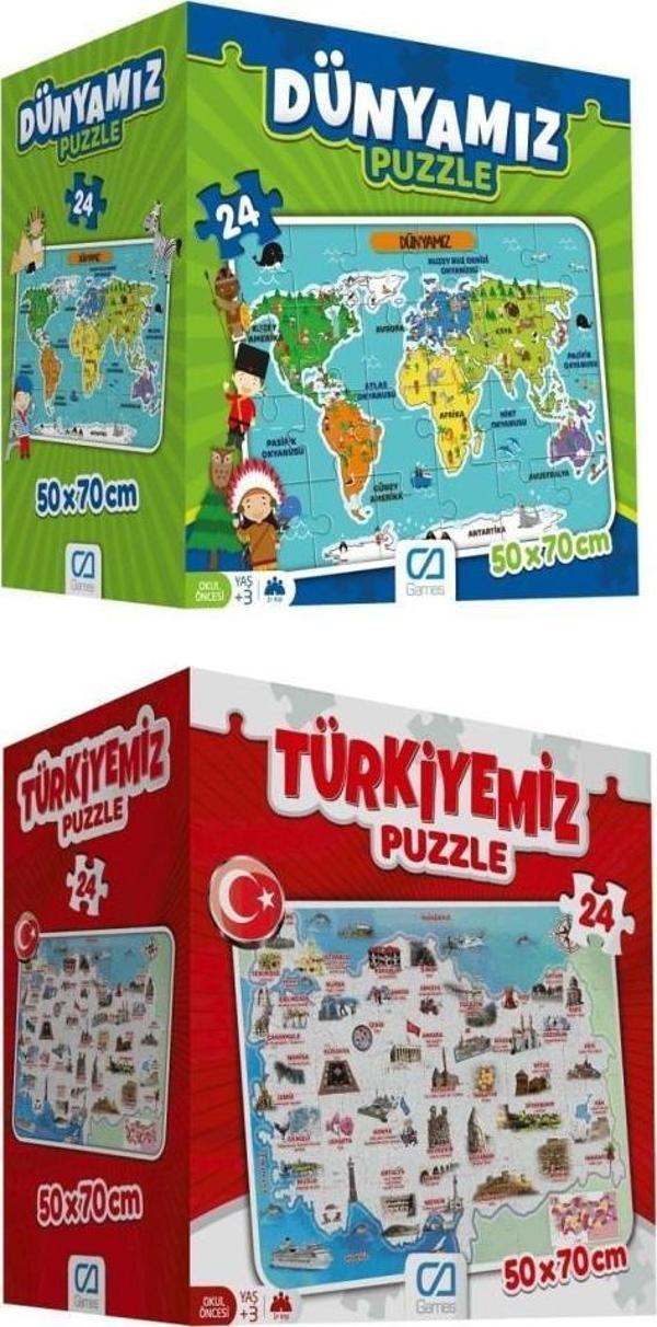 Ca Games 2'li Yer Puzzle Seti (5025-5079) - Image 1
