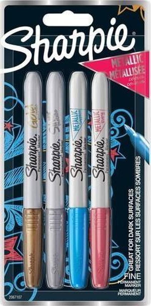 Sharpie Metalik Markör Karışık 4'lü Blister  - Image 1