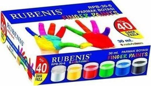 Rubenis 6 Renk Parmak Boyası - Image 1