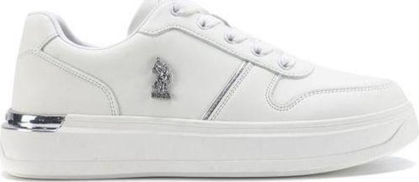 U.S. Polo Assn. Alka 4FX 101532314 Beyaz Kadın Günlük Spor Ayakkabı - Image 1