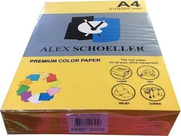 Alex Schoeller 600 A4 Fotokopi Kağıdı 500 lü Altın - Image 1