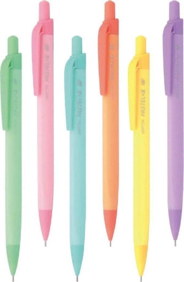 Gıpta Pastel-X Mekanik Uçlu Versatil Kalem 0.7 mm 6 Adet - Image 1