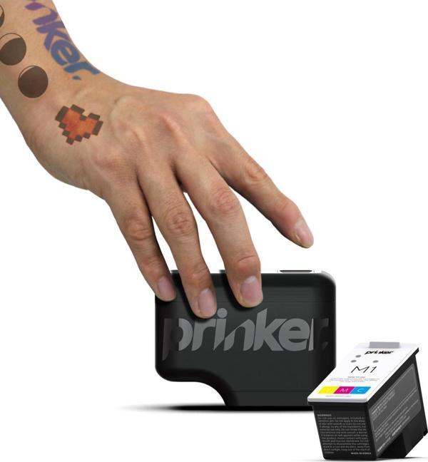 Airbrush Tattoo Prinker 3D Tattoo Printer Prinker M Set Geçici Dövme Yazıcısı - Image 1