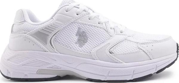 U.S. Polo Assn. Felix WMN 4FX 101501756 Beyaz & Gri Kadın Günlük Spor Ayakkabı - Image 1