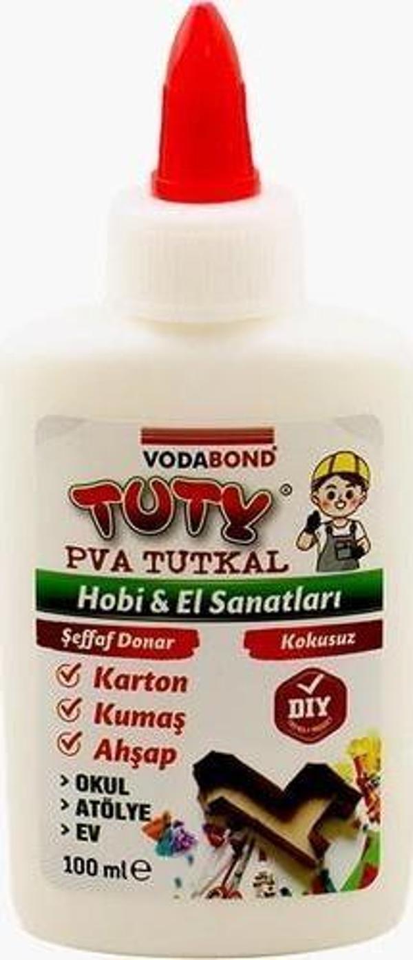 Vodabond Tuty Karton Kumaş Ahşap Tutkalı Şeffaf Donar 100 ml - Image 1