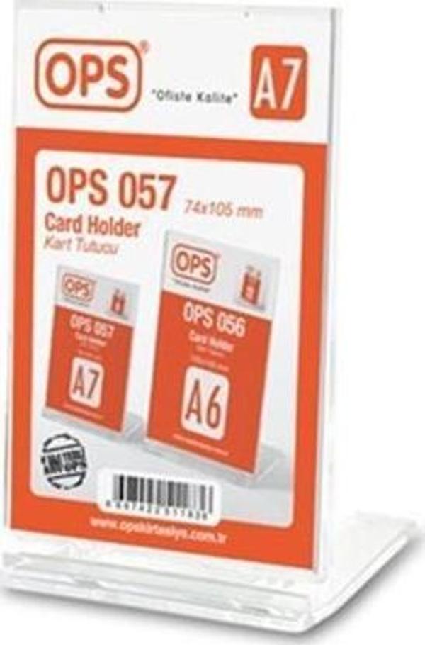 Ops OPS 057 A7 Kart Tutucu (Şeffaf) - Image 1