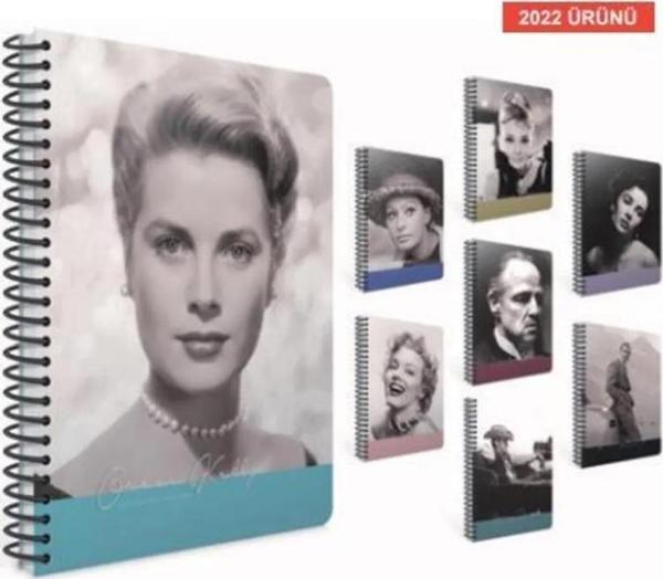 Gıpta All Time Notes 17 x 24 Spiralli Sert Kapak Defter 120 Yp. Noktalı - Image 1
