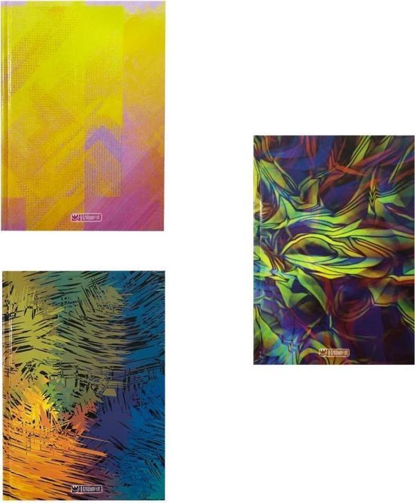 Özgün 17 x 24 Sert Kapak Defter 4 Renk Ayraçlı 192 Yp. Çizgili - 3 Adet - Image 1