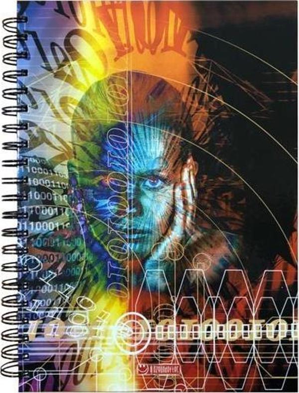 Özgün 20x28 Spiralli 4 Konulu Defter 160 Yp. Çizgili - Image 1
