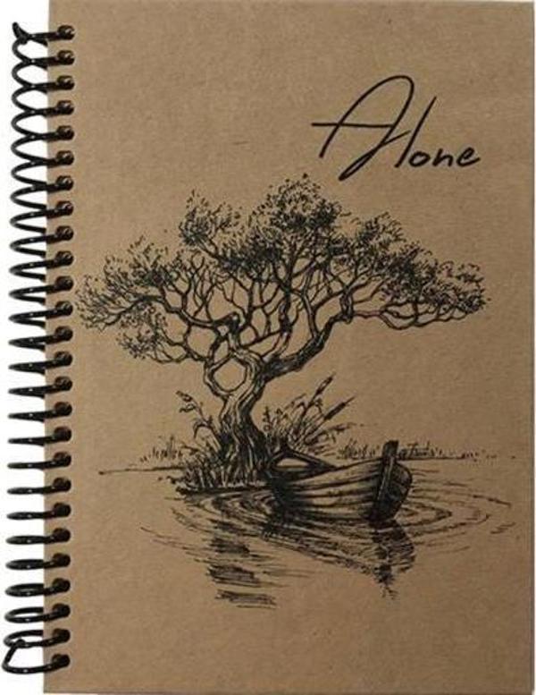 Tokaç 16x23 Kraft Spiralli Defter 100 Yp. Kareli - Image 1