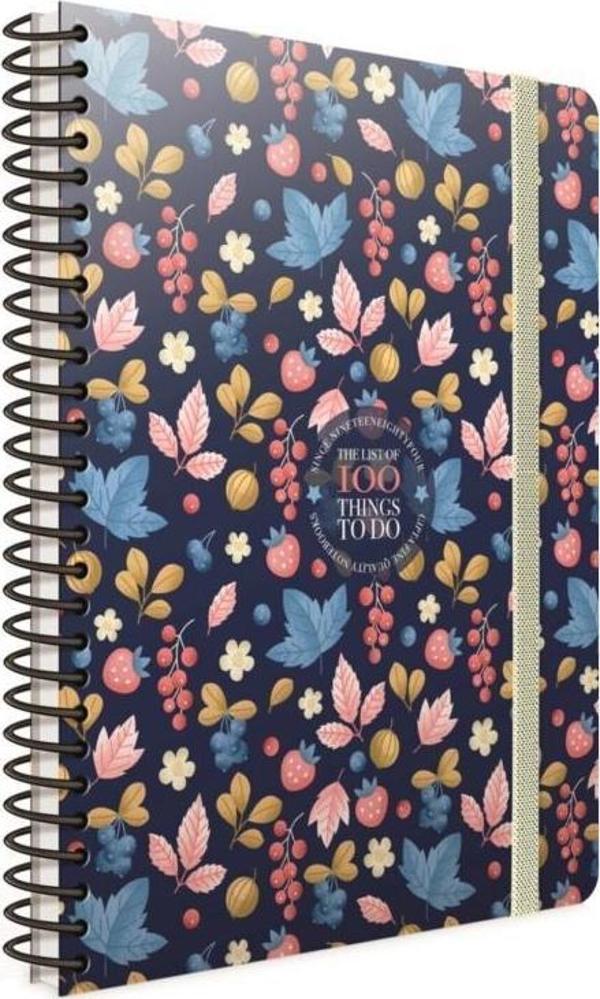 Gıpta Thıngs 17 x 24 Spiralli Sert Kapak Defter 100 Yaprak Kareli - Image 1
